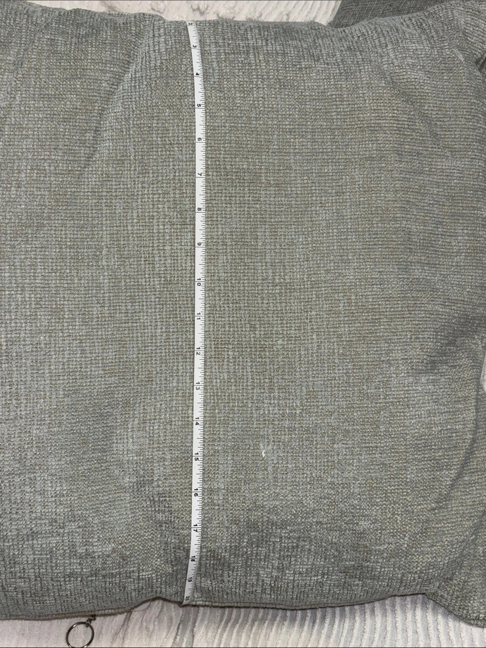 Striped Gray & Blue Accent Pillows - Picture 3 of 4